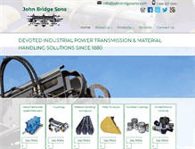 Tablet Screenshot of johnbridgesons.com